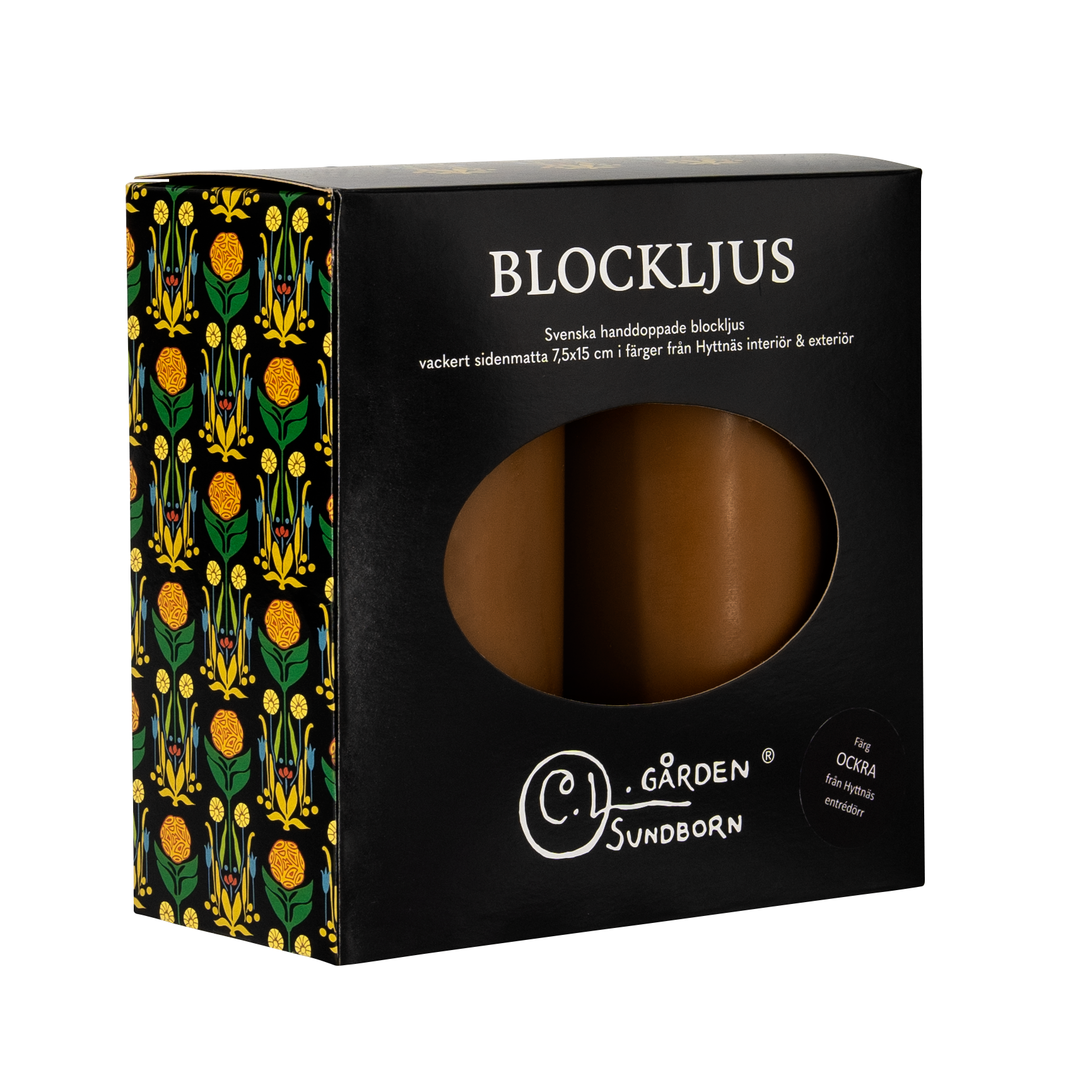 Blockljus Ockra