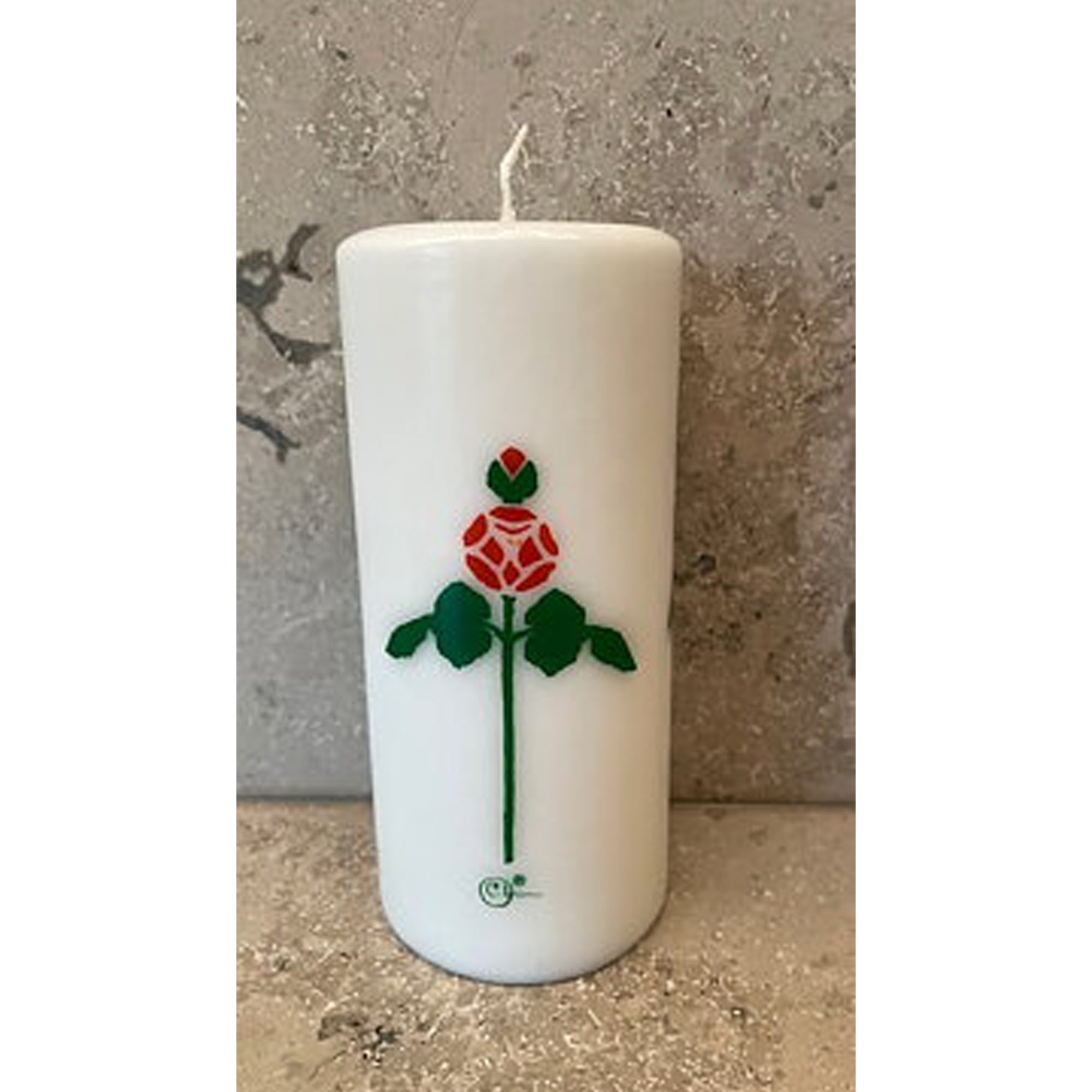 Blockljus Kärlekens ros