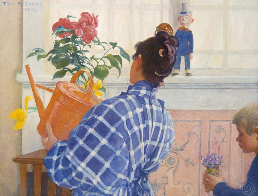 Carl-Larsson-Karin-och-Esbjorn-olja-1909
